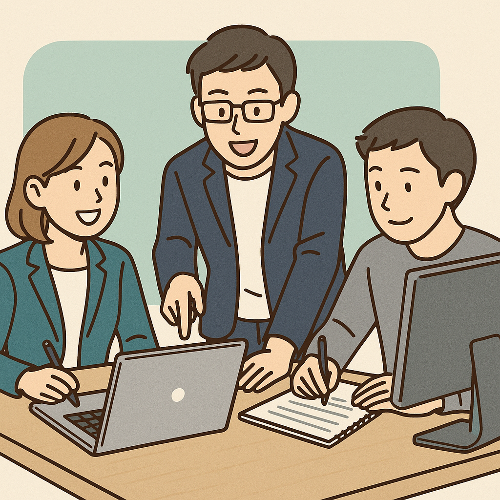 IT事業部の打ち合わせ風景